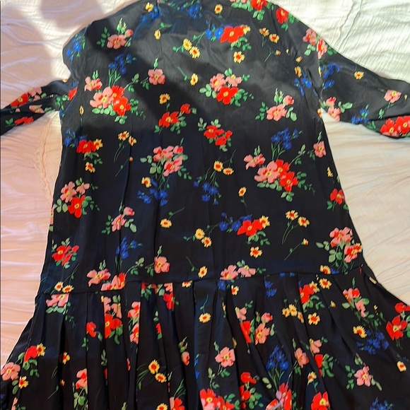 Tuckernuck Black Dress with Colorful Floral Design - Picture 3 of 3